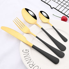 Load image into Gallery viewer, Rainbow Stainless Steel 24pcs Flatrware Set - Ailime Designs