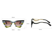 Load image into Gallery viewer, Women&#39;s Art Deco Design Stylish Sunglasses - Ailime Designs