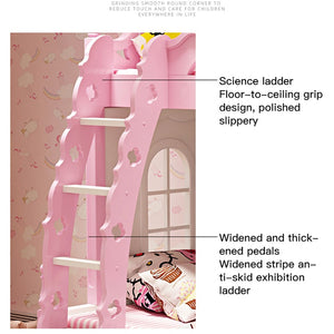 Children's Designer Style Multi-Functional Bunk Bed Set - Ailime Designs