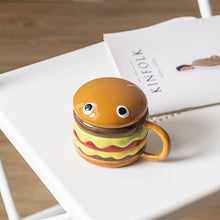 Load image into Gallery viewer, Best Hamburger 2pc Coffee Mug - Ailime Designs