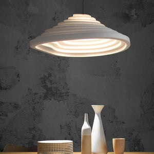 Creative Post-modern Minimalist White Resin Pendant Lamps - Ailime Designs