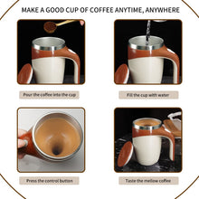 Load image into Gallery viewer, Automatic Self Stirring  Design Coffee Mugs - Ailime Designs