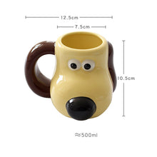 Load image into Gallery viewer, Hand Painted Dog Face Design Mug - Ailime Designs