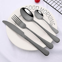 Load image into Gallery viewer, Rainbow Stainless Steel 24pcs Flatrware Set - Ailime Designs