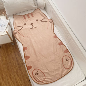 Children's Conversational Style Cat Shape Blankets - Ailime Designs