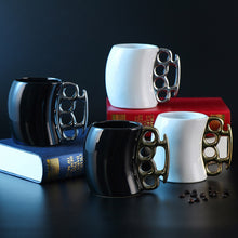 Load image into Gallery viewer, Brass Knuckle Ringlet Design Drinkware Coffee Mugs - Ailime Designs