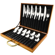 Load image into Gallery viewer, Rainbow Stainless Steel 24pcs Flatrware Set - Ailime Designs