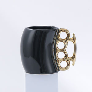 Brass Knuckle Ringlet Design Drinkware Coffee Mugs - Ailime Designs