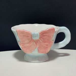 Bowknot Design Tea Cups - Ailime Designs