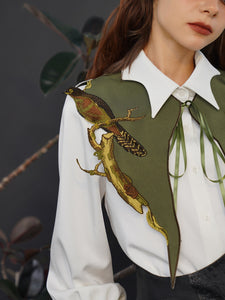 Women's Embroidered Shirt Collar Accessories - Ailime Designs