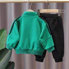 Load image into Gallery viewer, Boy&#39;s Cool Green Street Style 2pc Pant Sets - Ailime Designs