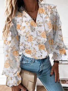 Women's Layered Ruffled Blouses - Ailime Designs