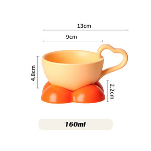 Handmade Pastel 2pc Latte Mug Drinkware Cup Set - Ailime Designs