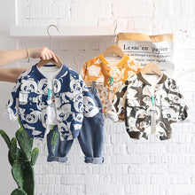 Load image into Gallery viewer, Boy&#39;s Cool Panda Bear Design 2pc Pant Sets - Ailime Designs
