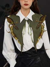 Load image into Gallery viewer, Women&#39;s Embroidered Shirt Collar Accessories - Ailime Designs