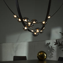 Load image into Gallery viewer, Beautiful Modern Day Leather LED Pendant Lamps - Ailime Designs
