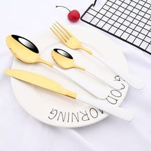 Load image into Gallery viewer, Rainbow Stainless Steel 24pcs Flatrware Set - Ailime Designs