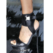 Load image into Gallery viewer, Women&#39;s Sexy Strap Ankle Platform Heels - Ailime Designs