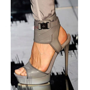 Women's Sexy Strap Ankle Platform Heels - Ailime Designs