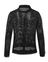Load image into Gallery viewer, Women&#39;s Mesh Sports Bomber Jacket