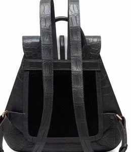 100% Genuine Crocodile Belly Leather Skin Back-Packs- Fine Quality Luxury Accessories