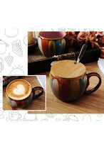 Load image into Gallery viewer, Colorful Hand-painted Pottery Sculptured Drinking Cups