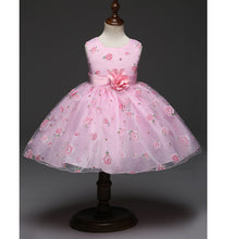Load image into Gallery viewer, Children’s Elegant Floral Print Design Formal Dresses - Ailime Designs - Ailime Designs