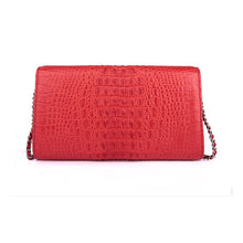 Load image into Gallery viewer, 100% Genuine Red Crocodile Leather Skin Handbags - Ailime Designs