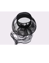 Load image into Gallery viewer, Organza Oversize Tie-Bow Front Design Sheer Hats - Ailime Designs
