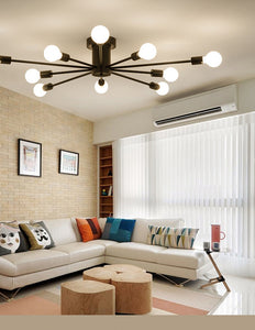 Modern Style 10-Arm Design Ceiling Light Fixture