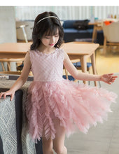 Load image into Gallery viewer, Girls Formal Layered Ruffle Trim Dresses - Ailime Designs - Ailime Designs