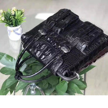 Load image into Gallery viewer, 100% Genuine Crocodile Leather Skin Briefcases - Ailime Designs