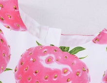 Load image into Gallery viewer, Children&#39;s Sleeveless Strawberry Print Design Dresses - Ailime Designs