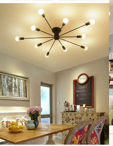 Modern Style 10-Arm Design Ceiling Light Fixture