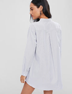 White Key-Hole  Choker Keyhole Design Shirts For Women – Ailime Designs