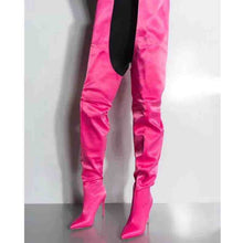 Load image into Gallery viewer, Women&#39;s Hollow-cut Crotch Thigh High Boots