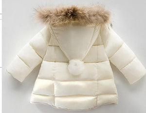Children's Faux Fur Trim Hooded Jackets - Ailime Designs