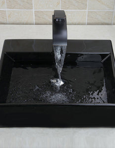 Decorative Black Bathroom Basin Top-mount Sinks - Ailime Designs