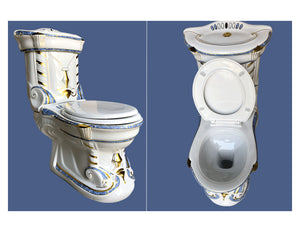 European Design Embossed Pedal Sinks & Elegant Toilets