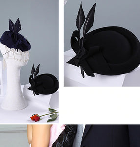 Best Royalty Feather Design Fascinator Hats For Women - Ailime Designs