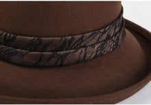Load image into Gallery viewer, Brown Sharp Classic Style Brim Hats - Ailime Designs - Ailime Designs