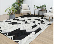 Load image into Gallery viewer, Handsome Than Ever Our Beautiful Wood Grain Genuine Leather Skin Rugs