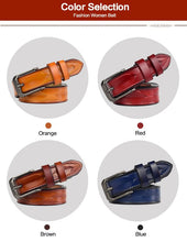 Load image into Gallery viewer, Hand Crafted Women&#39;s Genuine Fine Quality Leather Belts