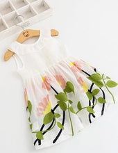 Load image into Gallery viewer, Children&#39;s Sleeveless Embroidered Floral Design Sun Dresses - Ailime Designs - Ailime Designs