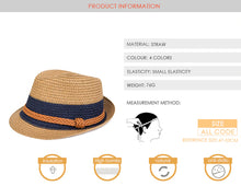 Load image into Gallery viewer, Children Stylish Dodson Straw Hats – Sun Protectors