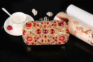 Women's Dressy Crystal Design Handmade Evening Bags - Ailime Designs