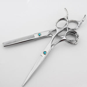Barber Chrome Silver Hair Cutting Scissors – Ailime Designs