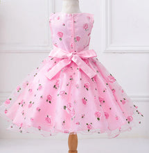 Load image into Gallery viewer, Children’s Elegant Floral Print Design Formal Dresses - Ailime Designs - Ailime Designs