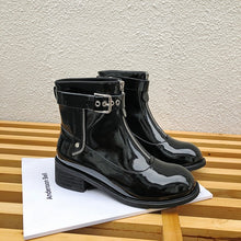 Load image into Gallery viewer, Women&#39;s Stylish Patent Leather Ankle Boots