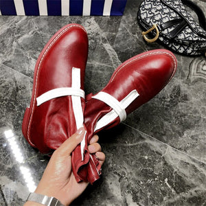 Women's Chic Style Genuine Leather Skin Ankle boots